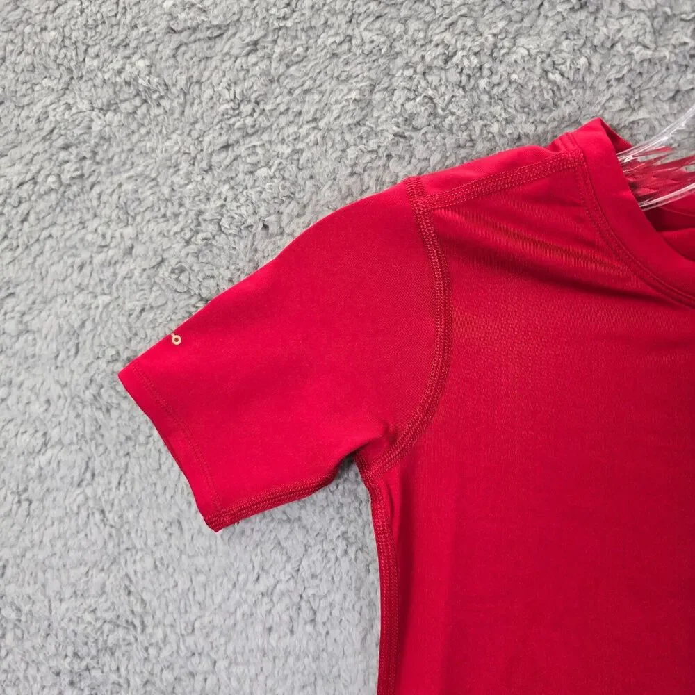 NWT Tommie Copper Red Short Sleeve Shirt Boy’s Size Small Compression TShirt